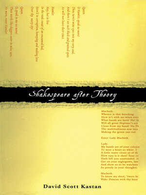 cover image of Shakespeare After Theory
